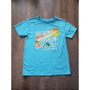 Girls 14/16 Pokemon Catch Em All T Shirt